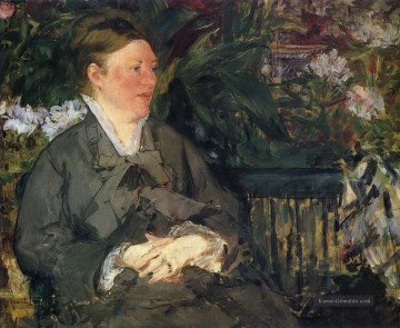 Madame Manet im Wintergarten Eduard Manet Ölgemälde